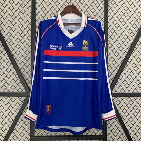 Tailandia Camiseta Francia Primera ML Retro 1998